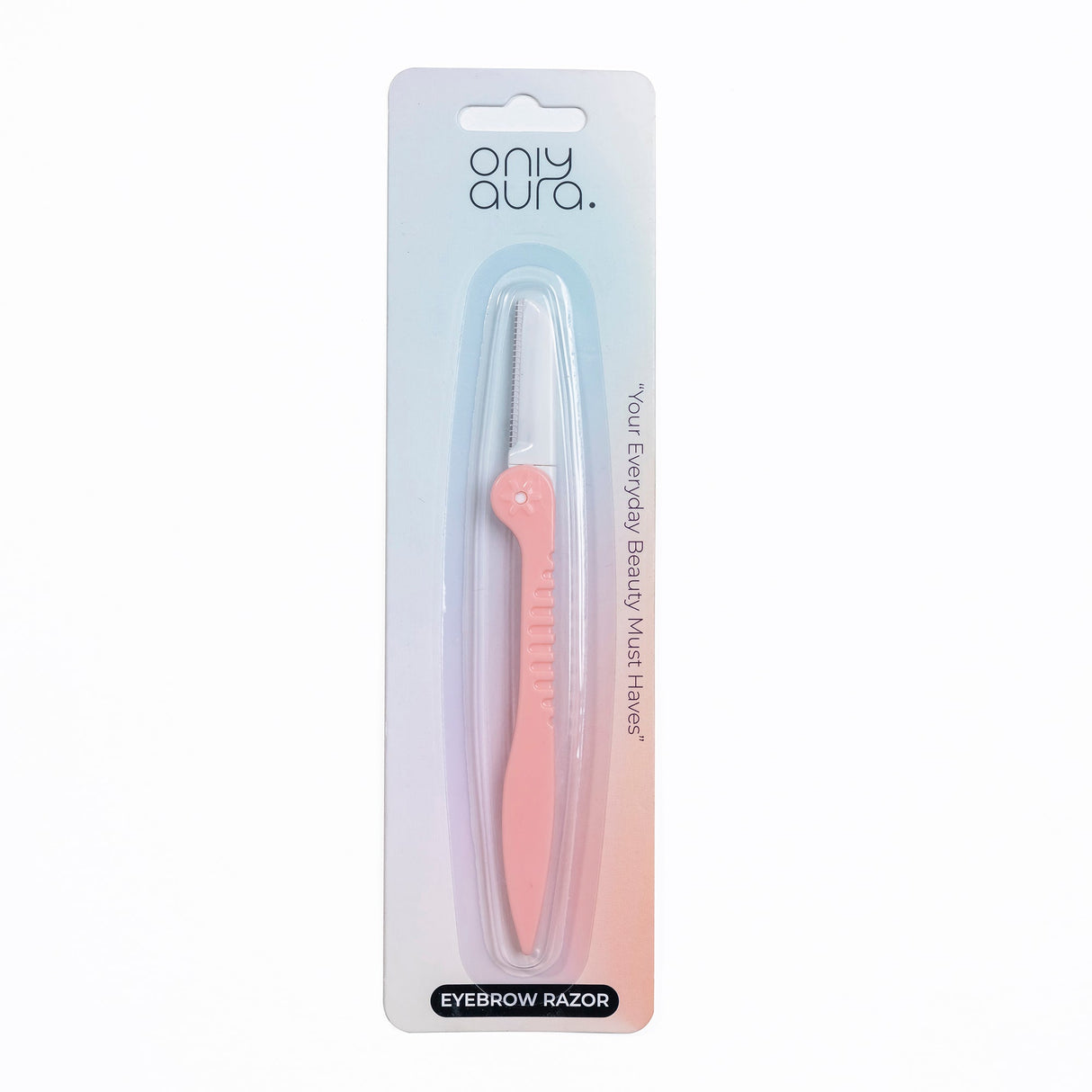 ONLYAURA EYEBROW RAZOR FOLDABLE ABS + SS (M259)