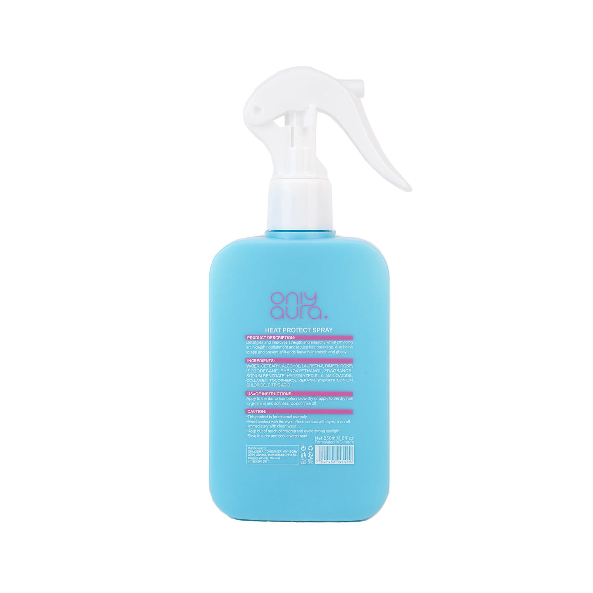 ONLYAURA HEAT PROTECT SPRAY 250ML