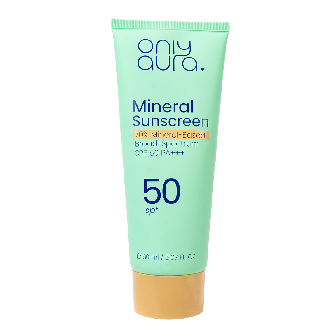 ONLYAURA MINERAL SUNSCREEN SPF50 150ML