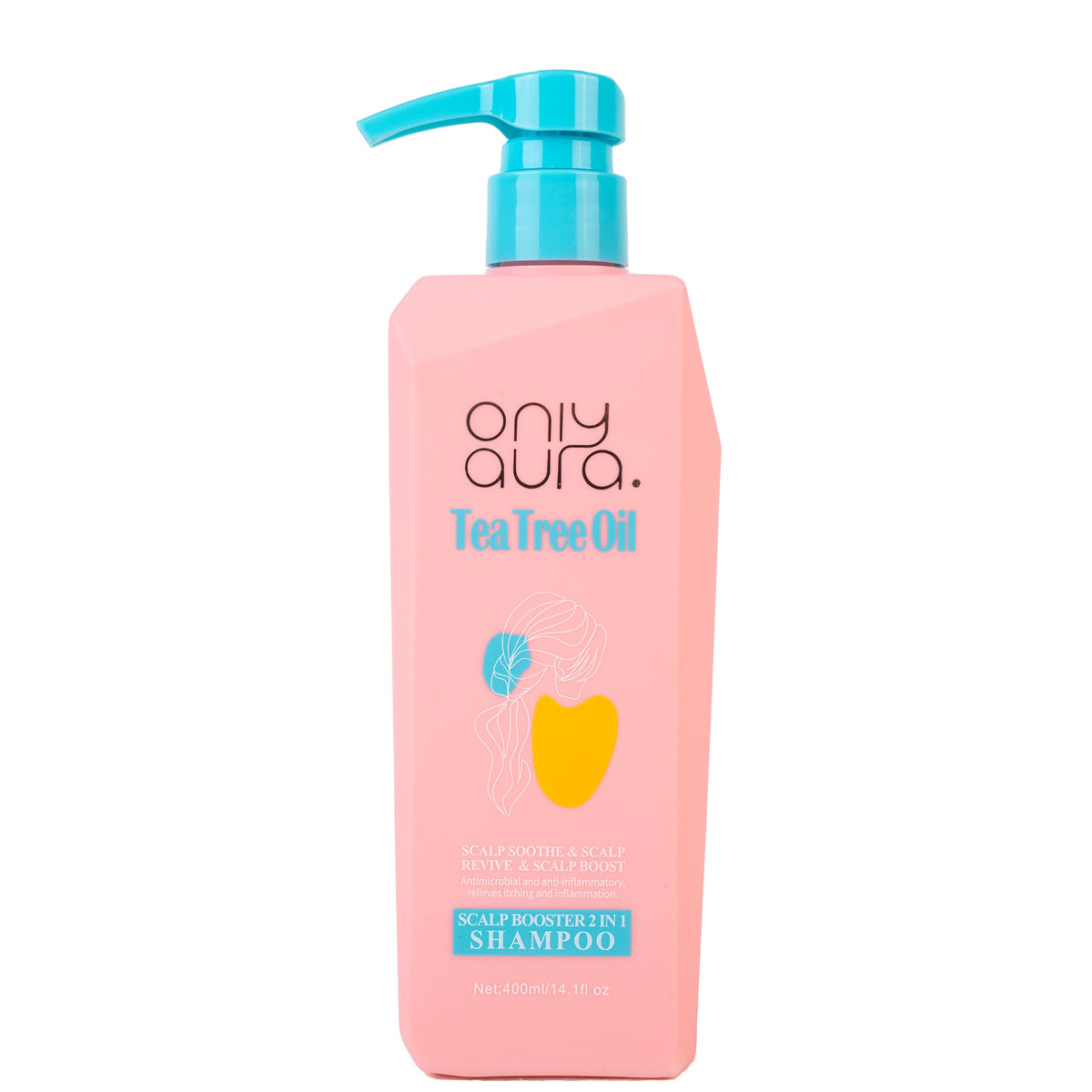 ONLYAURA SCALP BOOSTER  2 IN 1 SHAMPOO 400ML
