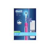 Oral B Pro 1 - 750 Cross Action Electric Tooth Brush With Travel Case
