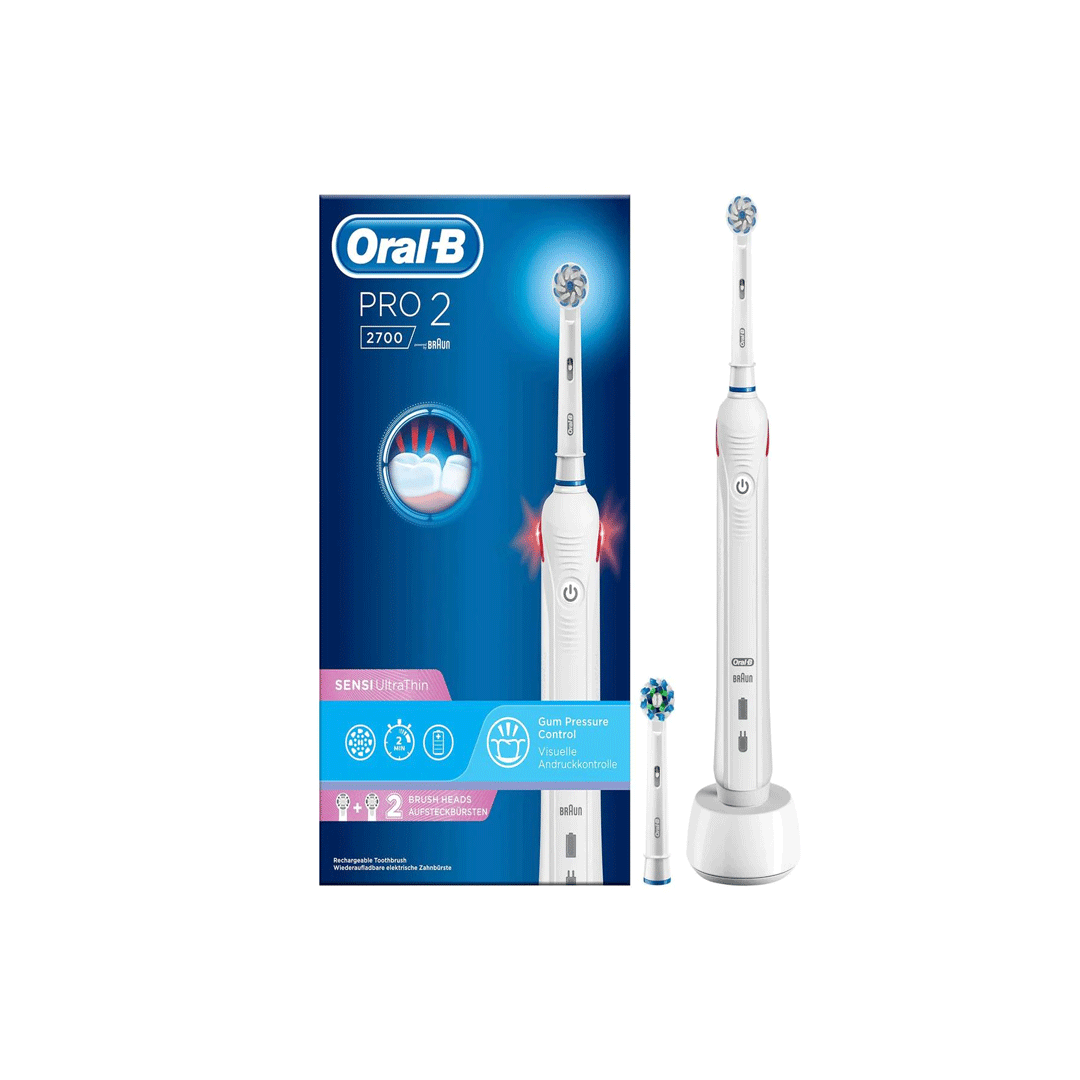 Oral B Pro 2 -  2700 Sensi Ultra Thin Electric Tooth Brush