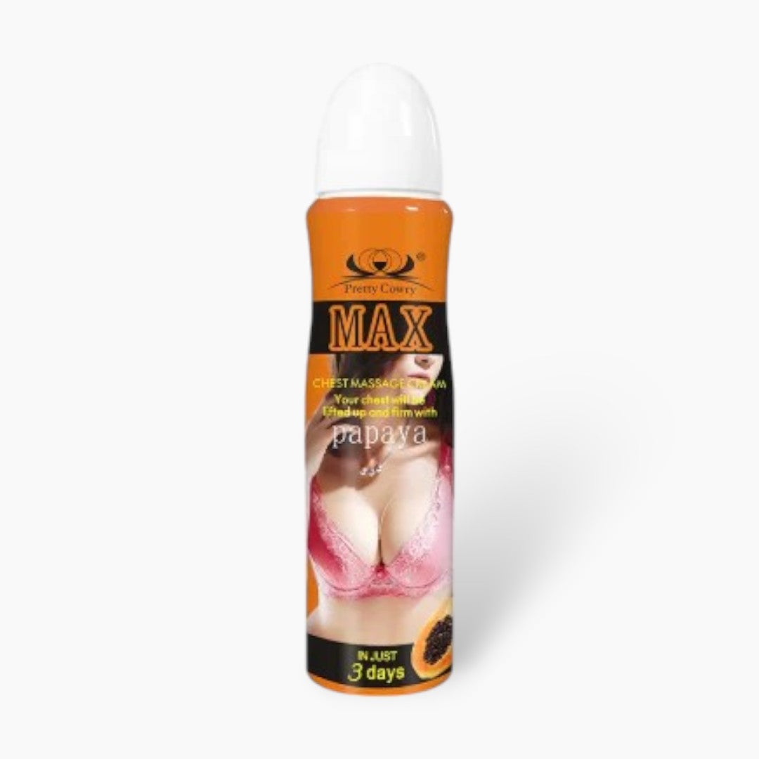 PRETTY COWRY PAPAYA CHEST MASSAGE CREAM 180ML (PC-5907)