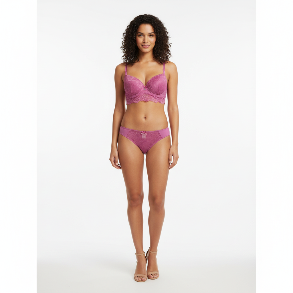 Belleza Lingerie Padded Wired Bra Set - A61062