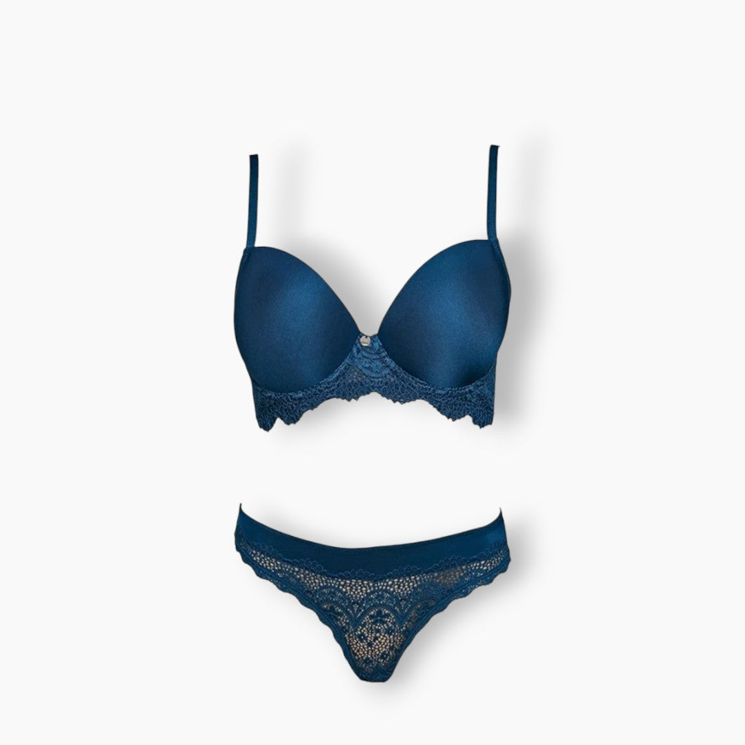 Pierre Cardin Blue Bra Set 4654