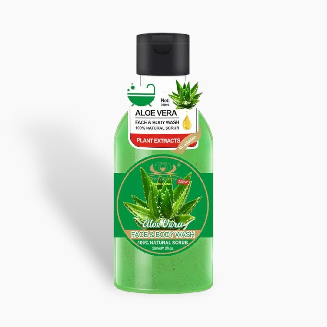 Pretty Cowry Aloe Vera  Face & Body Wash 300ml