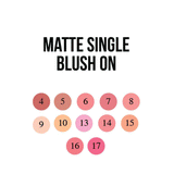 Rivaj matte Single Blush On Powder