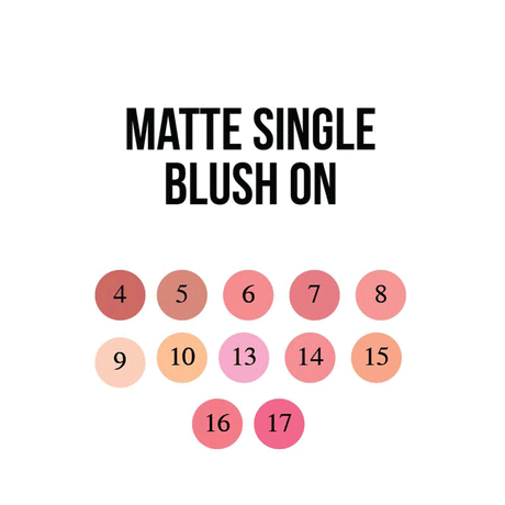 Rivaj matte Single Blush On Powder