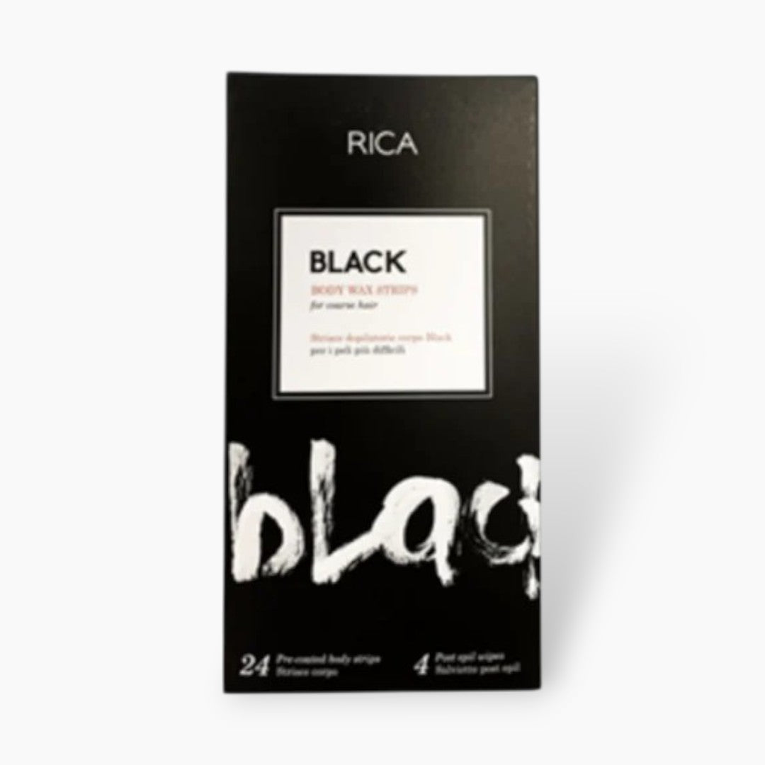Rica Body Wax Strips Black 24S