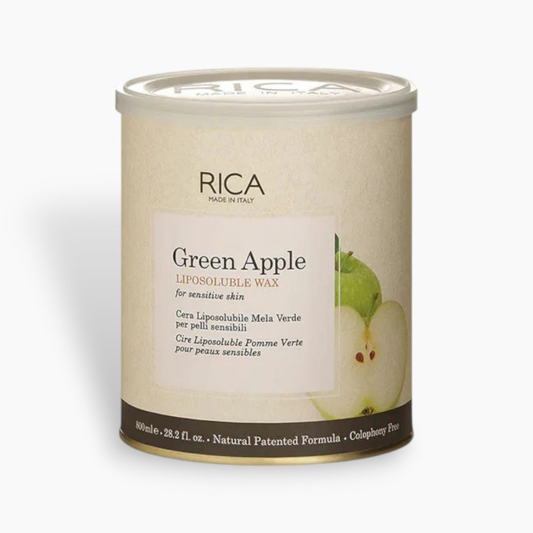 Rica Green Apple Liposoluble Wax 800ml