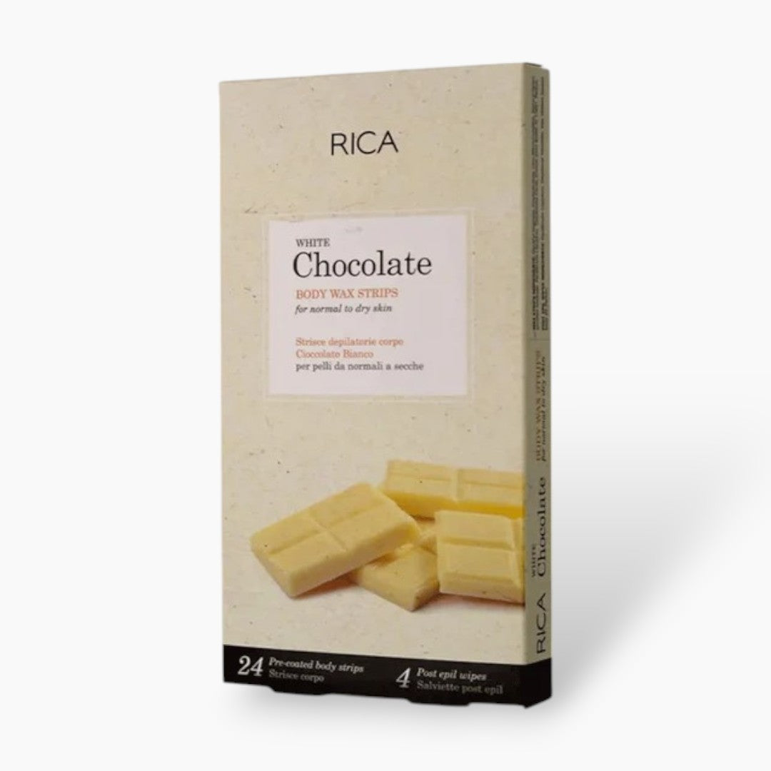 Rica White Chocolate Body Wax Strips 24S