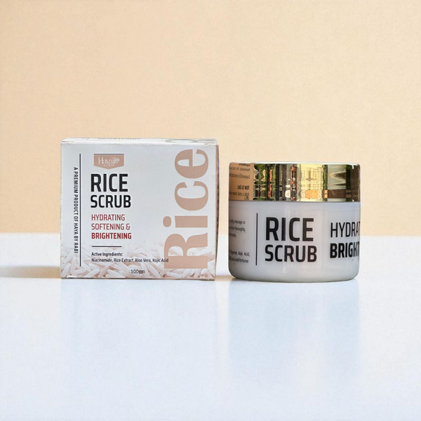 HBR HAYA RICE SCRUB 100GM