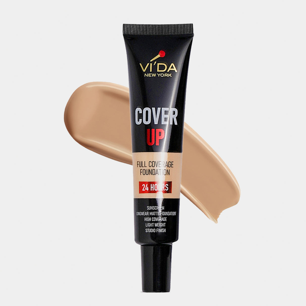Vida Cover Up  Foundation Tube 30ml - Light Rich Tan 355