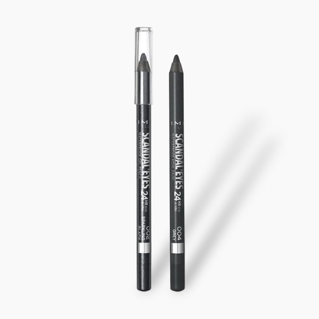 Rimmel Promo Scandle Eyes 24H Eye Pencil - 001 Black (Pack of 2)