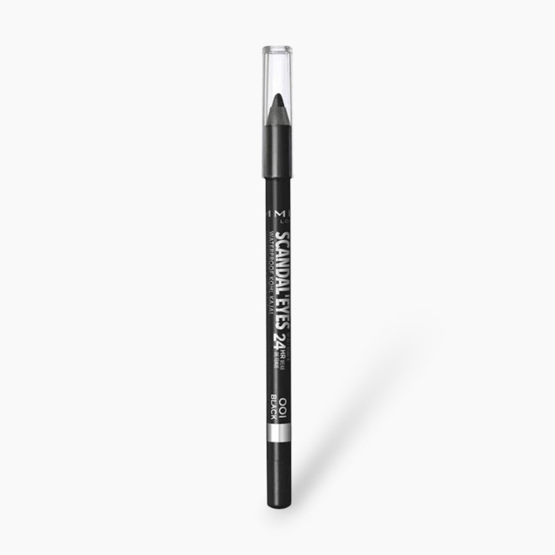 Kohl Riim Rimmel Scandal Eyes Waterproof Kohl Kajal Liner - 001 Black – RIOS
