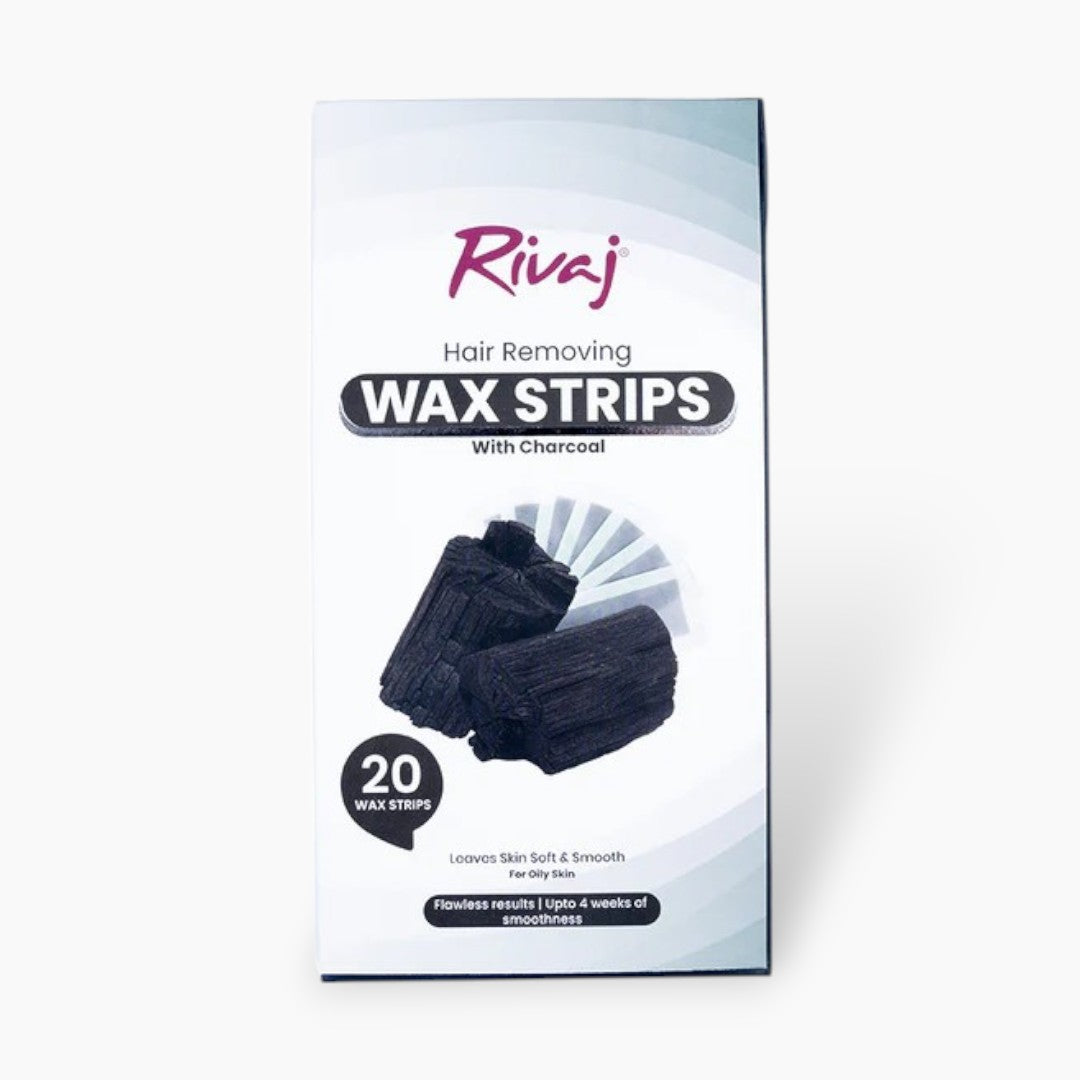 Rivaj Charcoal Hair Removing Body Wax Strips