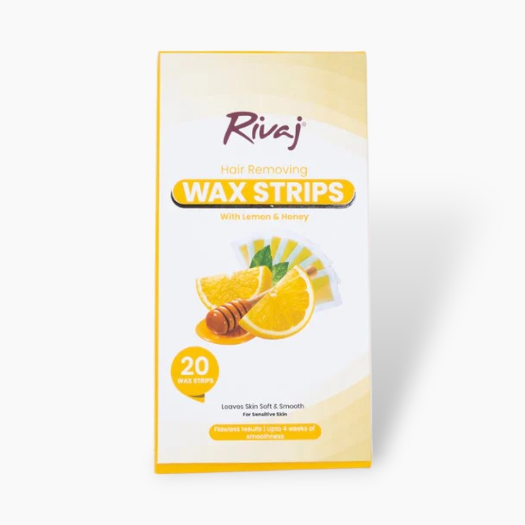 Rivaj Hair Removing Body Wax Strips (Lemon & Honey)