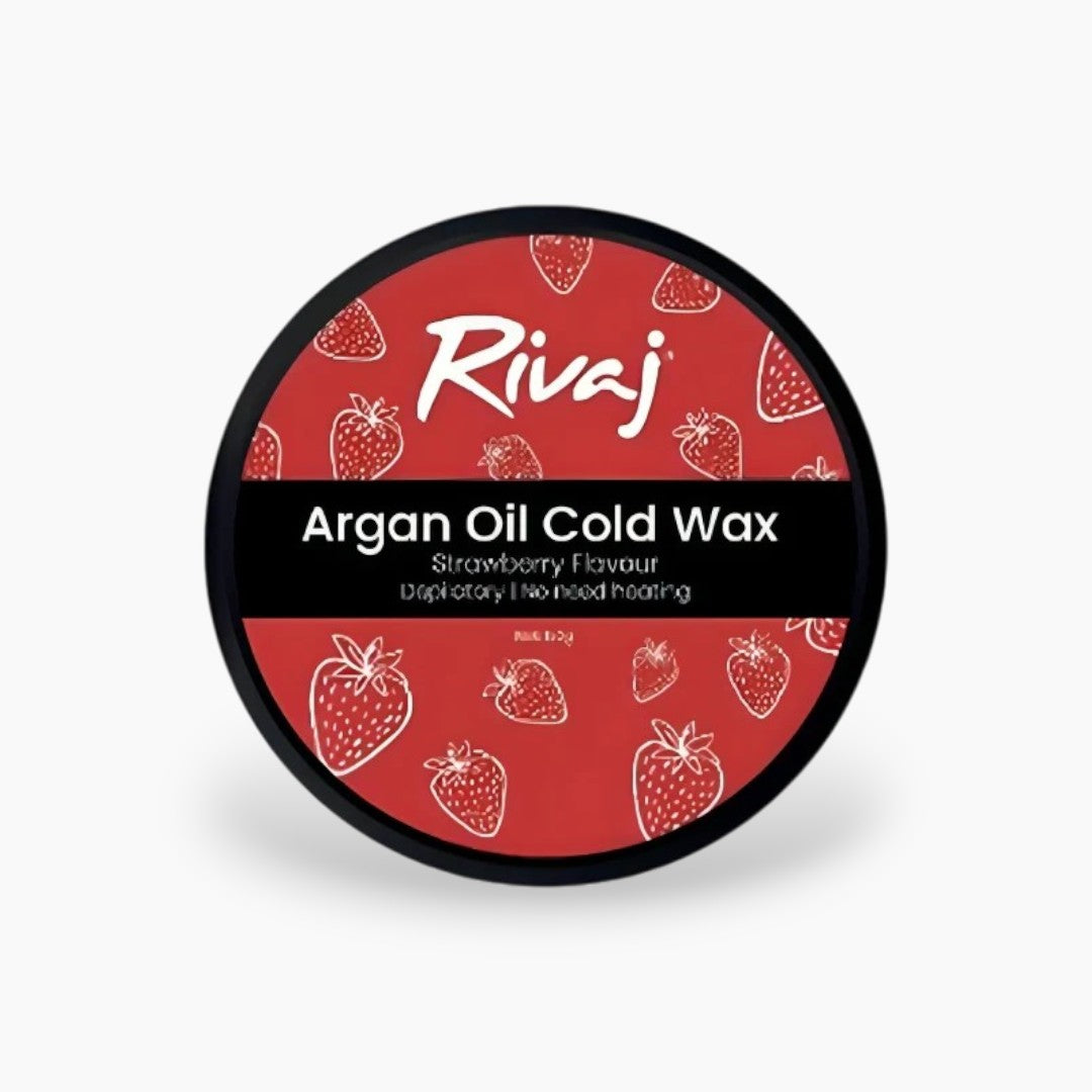Rivaj Strawberry Argan Oil Cold Wax 200g