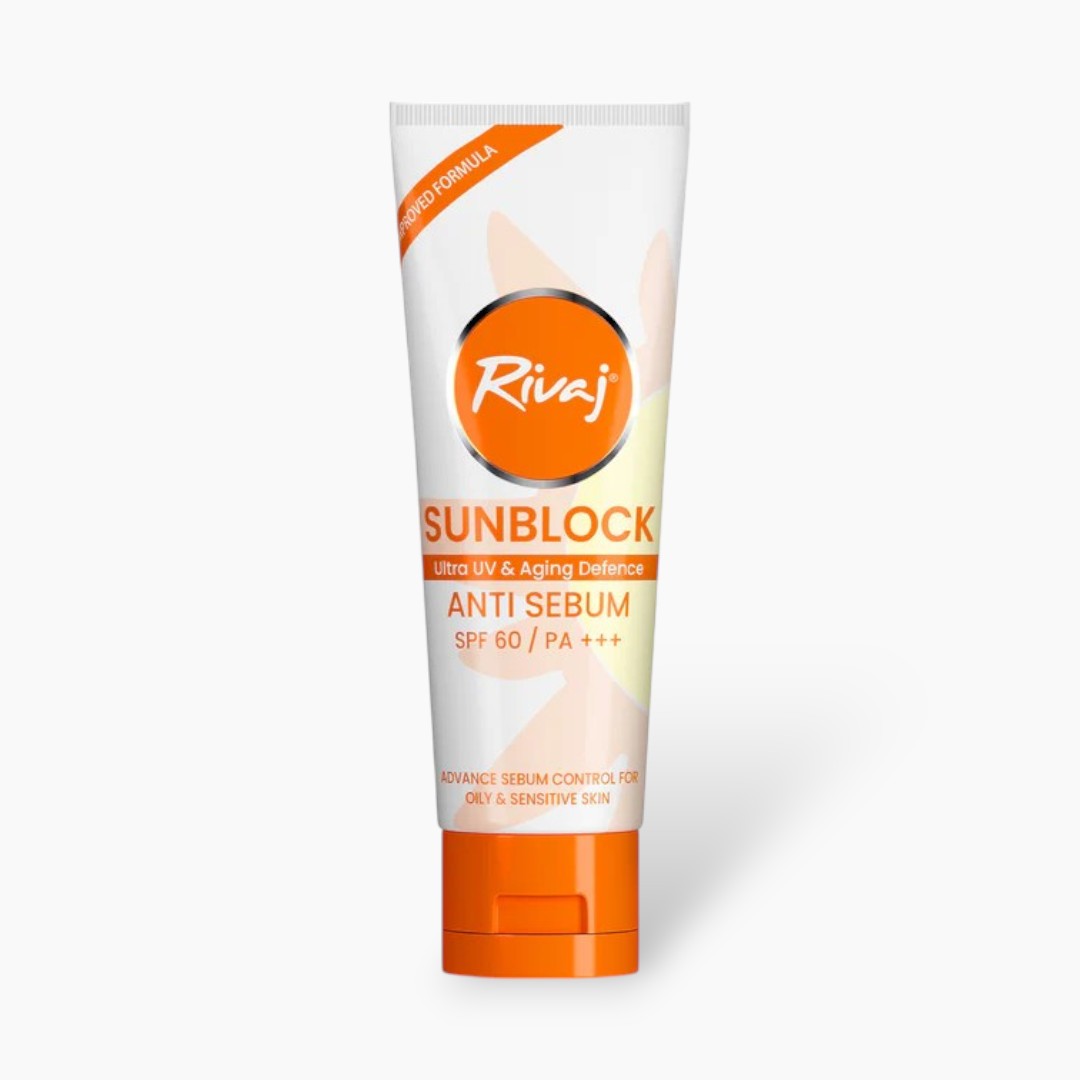 Rivaj SPF60 Anti-Sebum Sunblock (40ml)