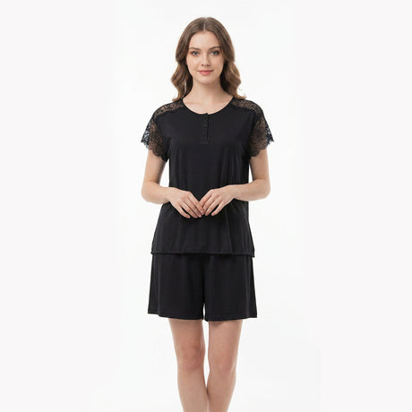 SARI NIGHTY 2-PC SET NIGHTDRESS LNG5-4383