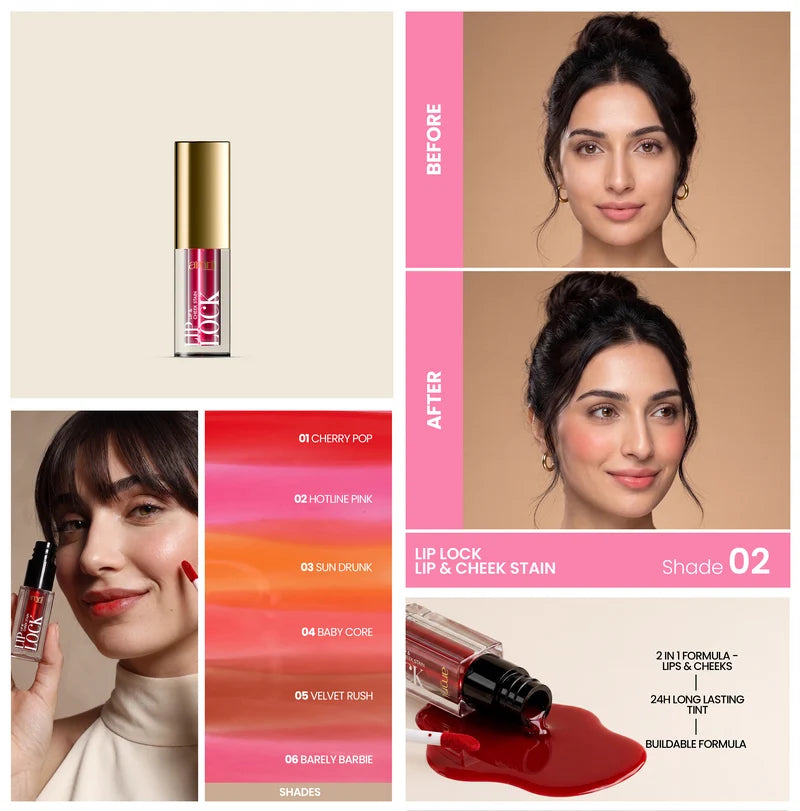Amrij LIP LOCK LIP & CHEEK STAIN