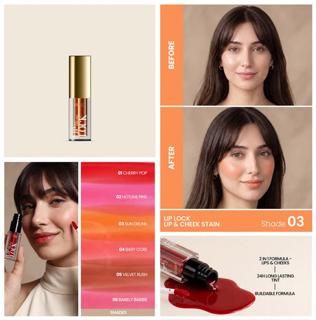 Amrij LIP LOCK LIP & CHEEK STAIN