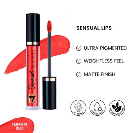 St.London Sensual Lips- Ferrari Red