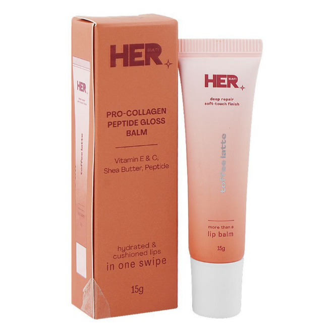 HER BEAUTY - TOFFEE LATTE LIP BALM