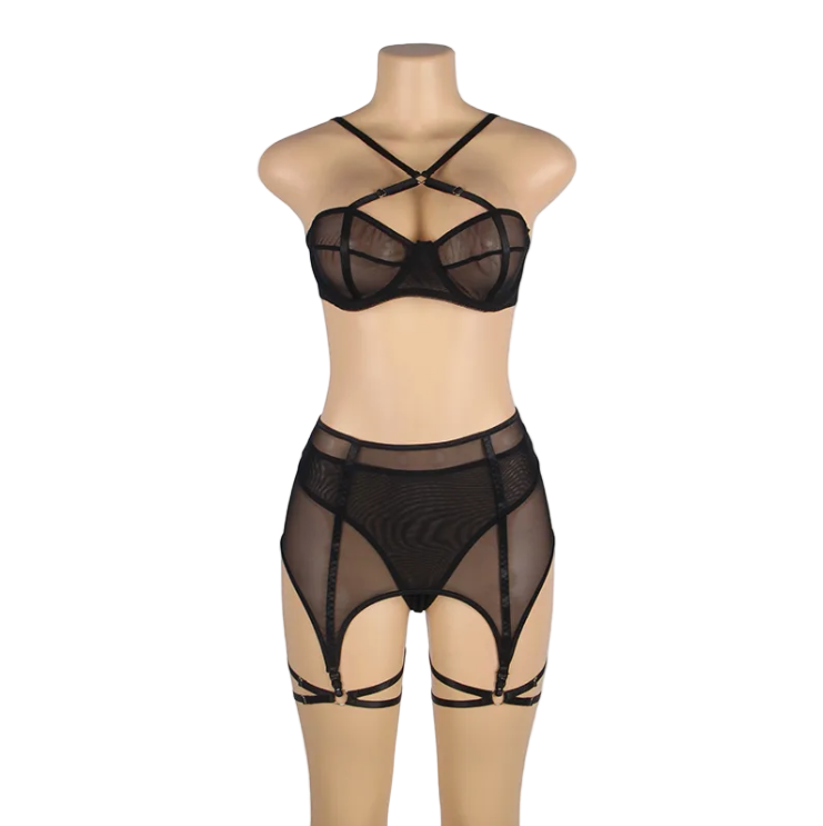 Belleza Lingerie Wire Non Padded Bra Set - 1019