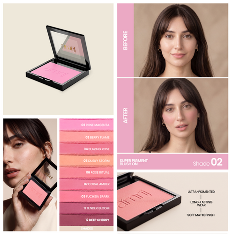 Amrij SUPER PIGMENT BLUSH ON