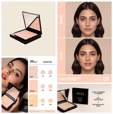 Amrij ULTIMATE PRO WET AND DRY COMPACT POWDER
