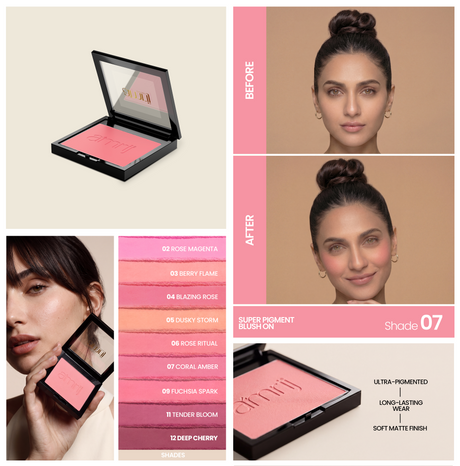 Amrij SUPER PIGMENT BLUSH ON