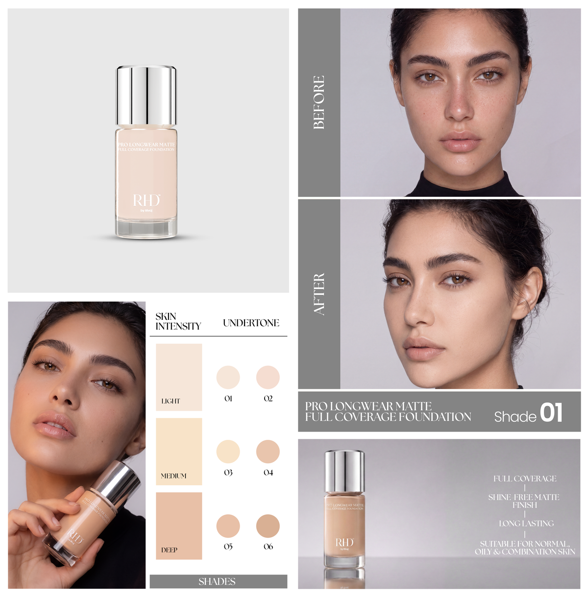 Pro Longwear Matte Full Coverage Foundation - RHD