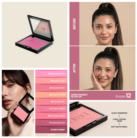 Amrij SUPER PIGMENT BLUSH ON