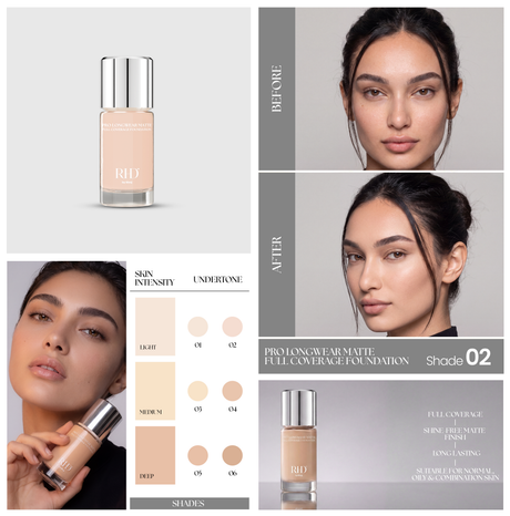 Pro Longwear Matte Full Coverage Foundation - RHD