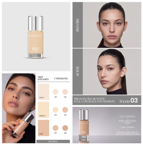 Pro Longwear Matte Full Coverage Foundation - RHD