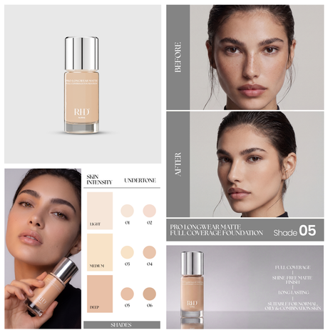 Pro Longwear Matte Full Coverage Foundation - RHD