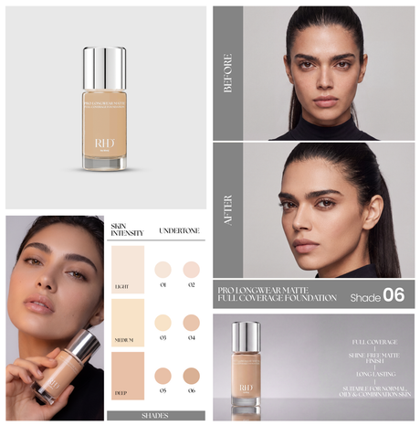 Pro Longwear Matte Full Coverage Foundation - RHD