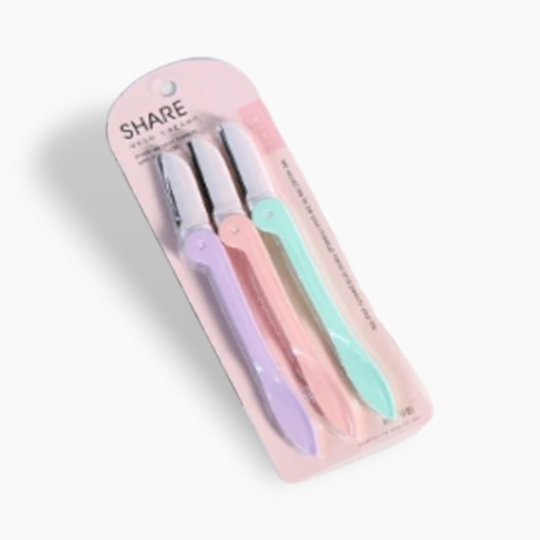 Share Tools Eyebrow Razor F3127A (Pack of 3)