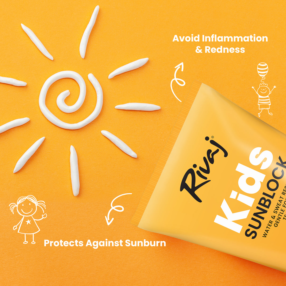 Rivaj SPF50 Kids Sunblock