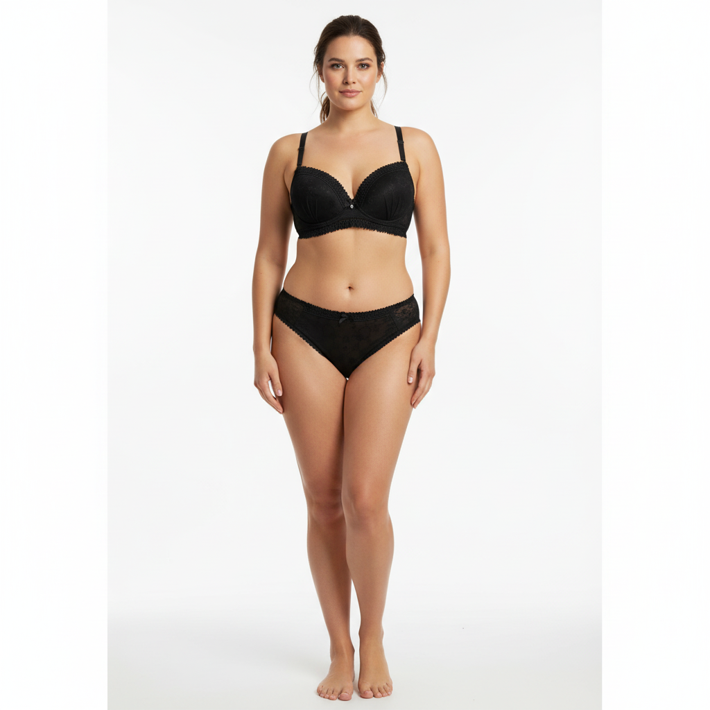 Belleza Lingerie Thin Cup Bra Set A51024