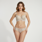 Belleza Lingerie Thin Cup Wire Bra Set - A24009