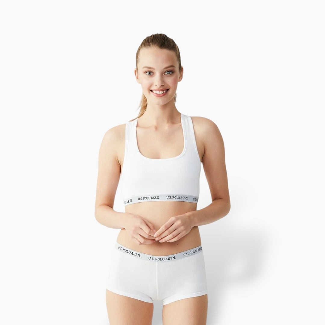 U.S. Polo Assn. Cotton Sports Bra Set 65003