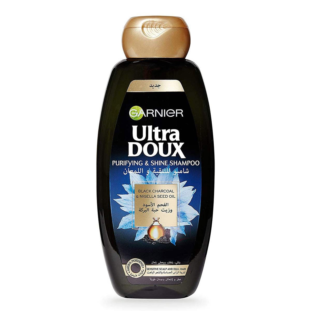 Garnier Ultra Doux Black Chrcol & Nigla Seed Oil Shampoo 400ml