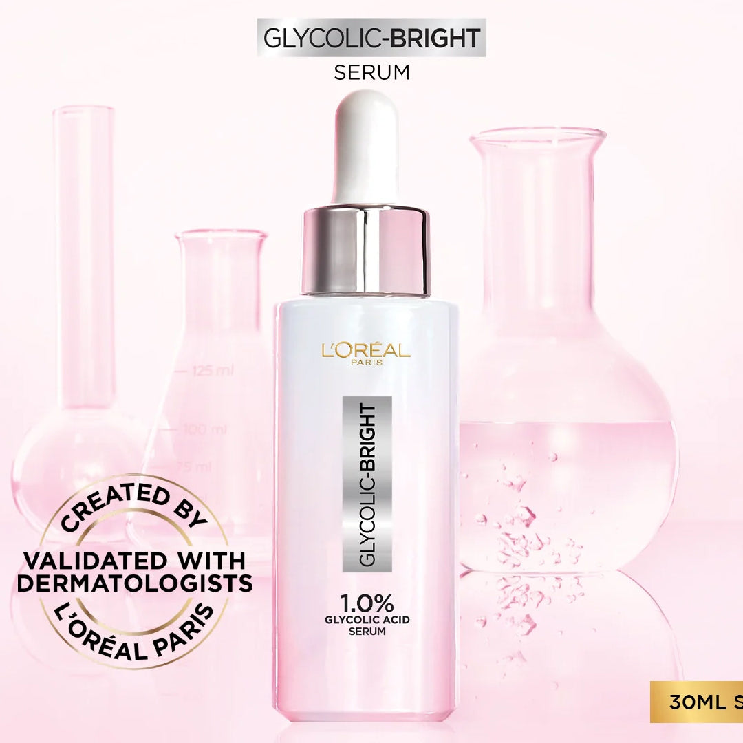 Loreal Glycolic Brightening Face Serum 30ml