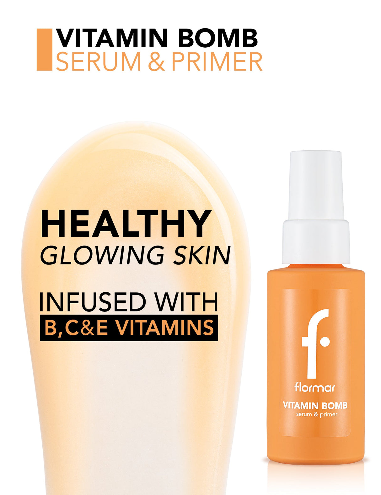 Flormar Vitamin Bomb Serum And Primer 30ml