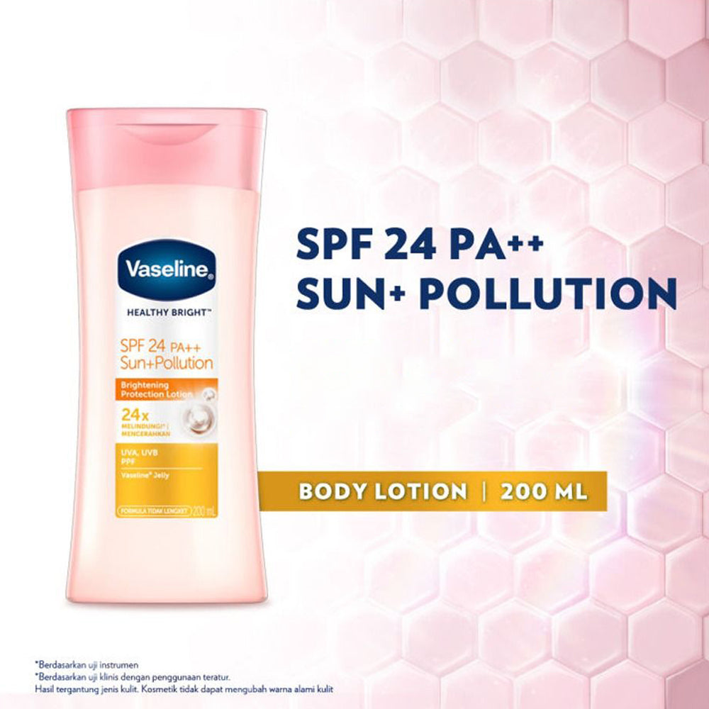 Vaseline SPF24++ Healthy Bright Sun+Pollution Lotion 100ml