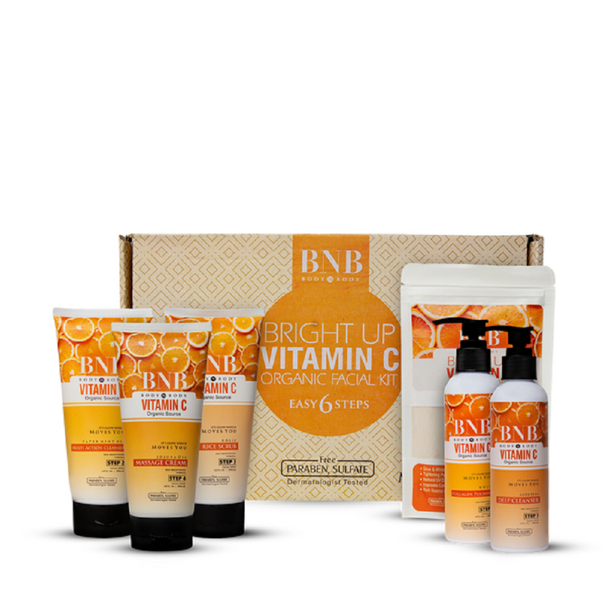 Body N Body Bright Up Vitamin C Facial Kit - 6 Steps