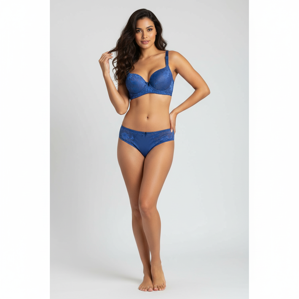 Belleza Lingerie Wire Padded Bra Set - 2354