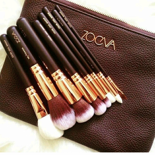 Zoeva Zipper Pouch Makeup Brushes Set (Pack of 12)